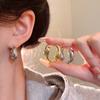Explosive Gold Fashionable Earrings Women's Unique Metal Ear Buckles Cold Wind Personalized Earrings Wholesale