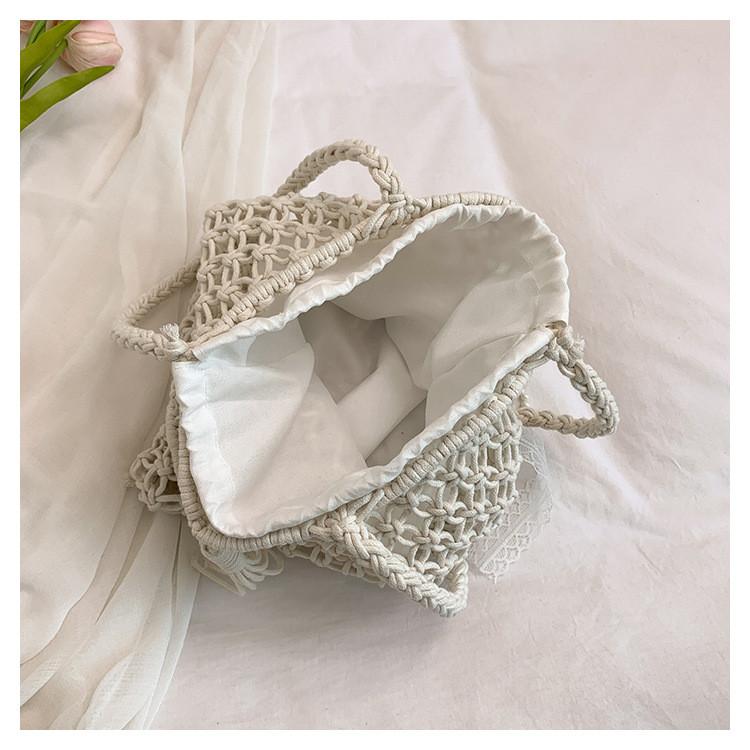 IELGY Shoulder Woven Tote Bag Beach Bag