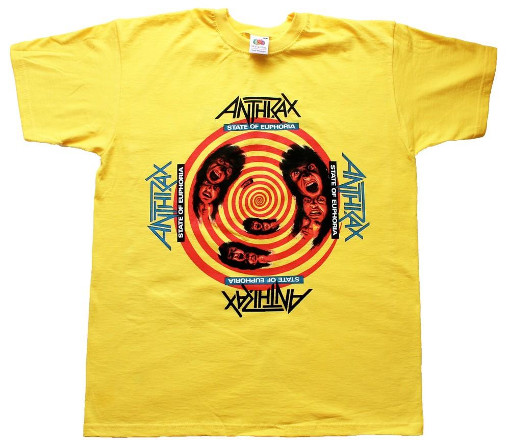 Anthrax among the living state of euphoria new shortlong sleeve tshirt 345xl M