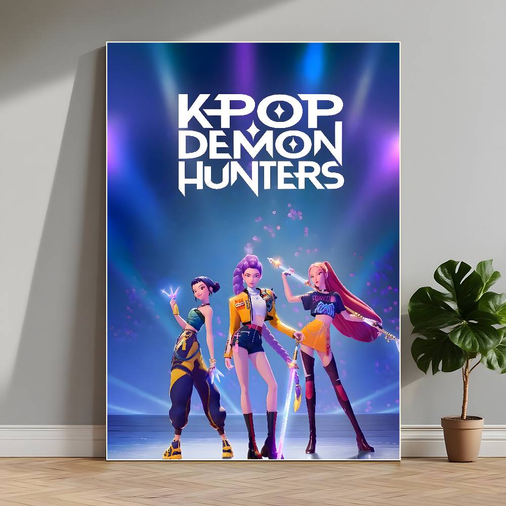 KPop D-Demon H-Hunters plakát HD samolepicí voděodolné plakáty všestranná dekorace do domácností, barů, hotelů a dalších věcí