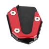 Parking Kickstand Extension Pad Side Stand Support Fit for Yamaha YZF R25 YZF R3 MT‑25 MT‑03 14 19Red