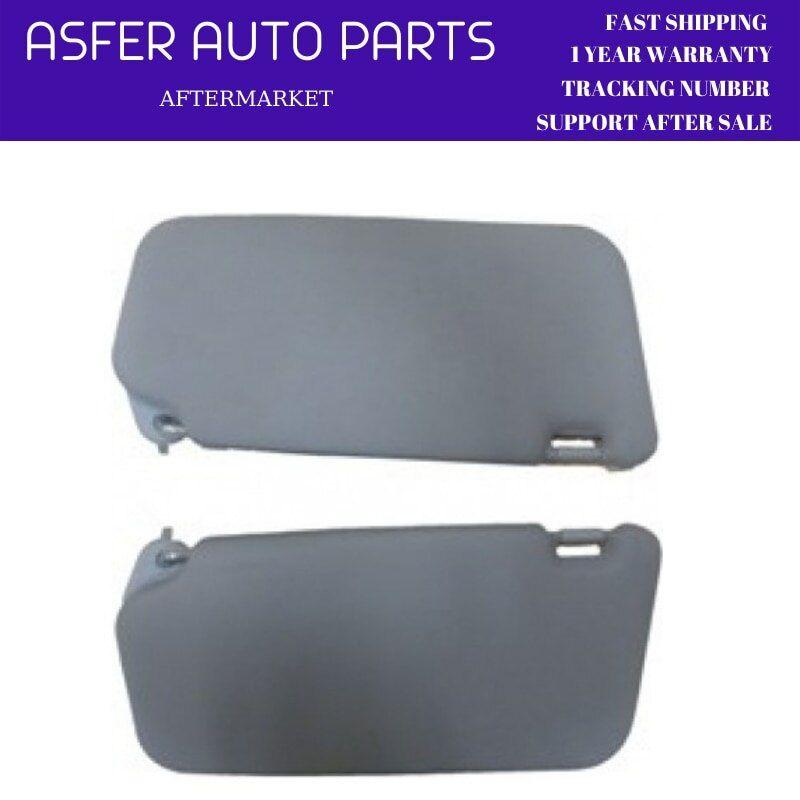 Hyundai Accent Era 2006-2012 Interior Sun Visor Left Right 2pcs Gray Makeup Mirror Oem 85220-1E020OR