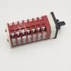 28 Terminals 3 Postions Rotary Cam Combination Switch AC 380V 220V