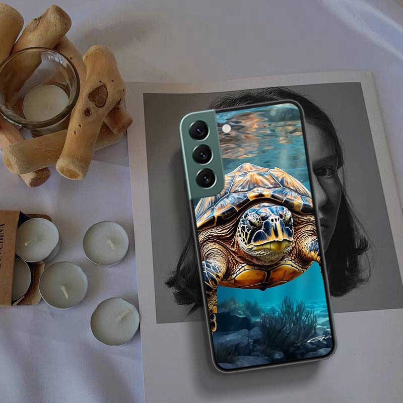 Marine Organisms, Sea Turtles, And Animals Phone Case For Samsung Galaxy S22 S25 Ultra S21 S10 Plus S26 Edge S20 S23 S24 FE