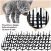 12 pezzi Tappetino per escrementi di gatto con punte Strisce anti-punture di gatto Repellente per animali