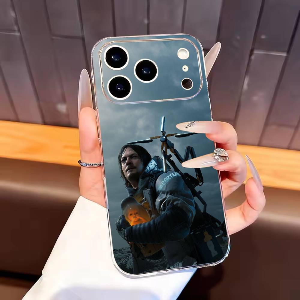 

Game Death S-Stranding Phone Case For iPhone17,16,15,14,13,12,11 Plus,Pro Max Soft Transparent Cover iPhone13