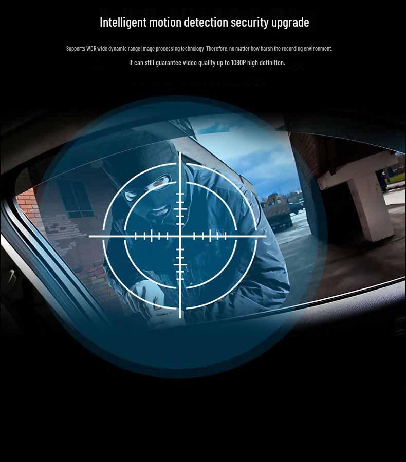 3" 1080P HD Car Dash Cam with Infrared Night Vision, Parking Monitor, and WIFI