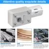 12V JGY-370 DC Schneckengetriebemotor Elektromotor Hohes Drehmoment Rotationsmotor mit Montagehalterung, Schneckengetriebemotor, 6 - 160 U/min