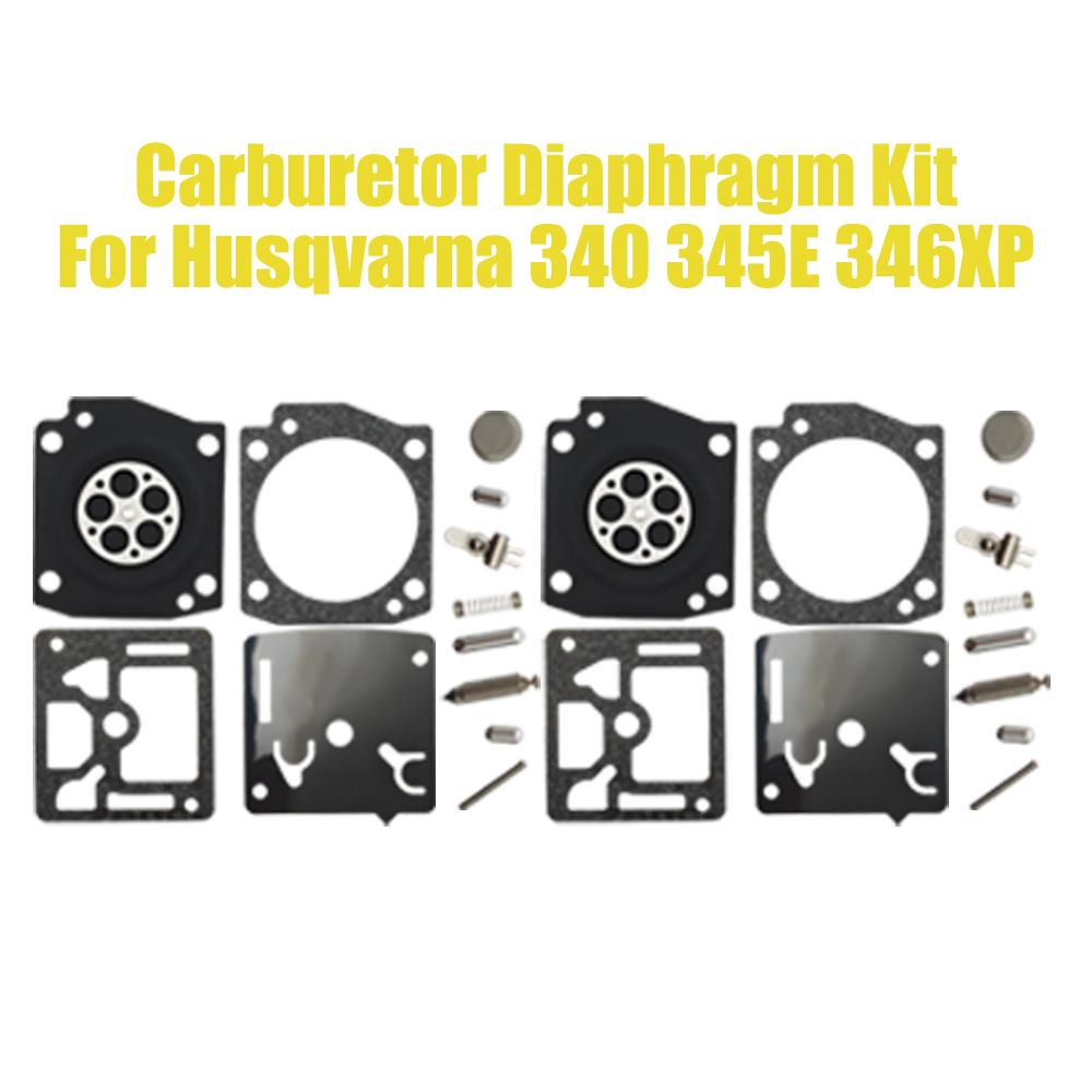 Carburetor Repair Diaphragm Kit For Husqvarna 340 345 346 353 350 346XP Chain Saw Spare Part Zama RB-122 RB 122 2pcs