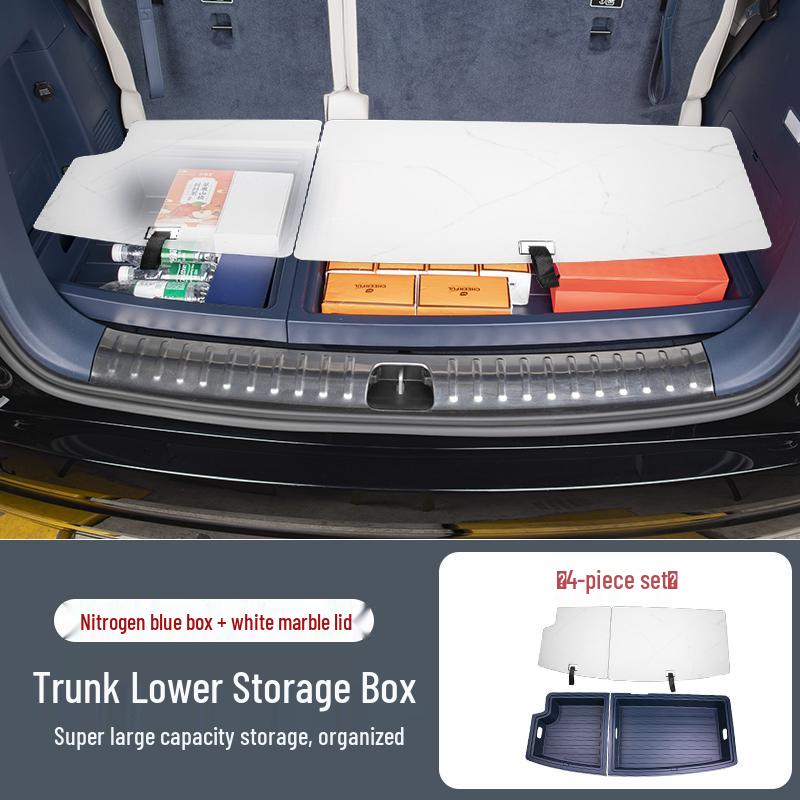 Zeekr 009 Trunk Organizer for 2024-25: Tail Box Storage & Accessories