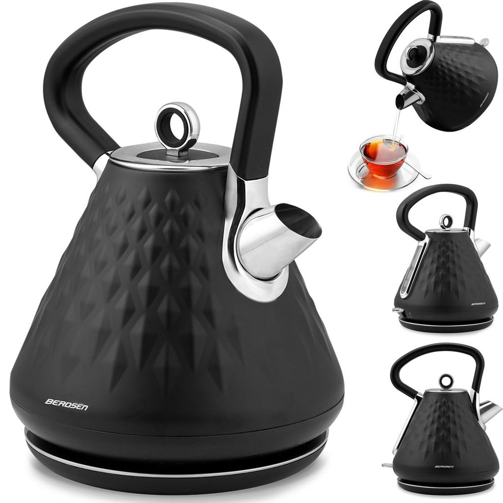Berdsen BD-700 1.7L electric kettle, black
