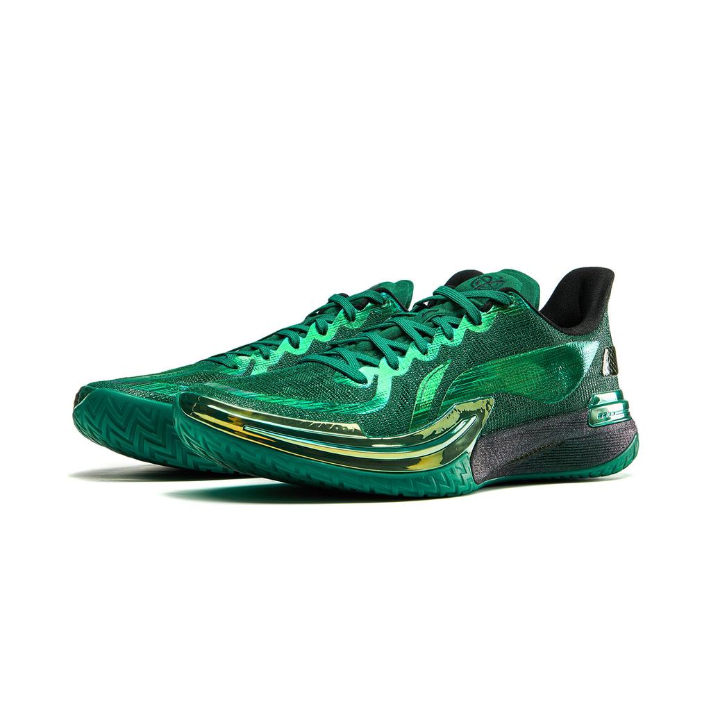 Li Ning Gamma Cushioning Slip Resistant Abrasion Resistant Support Lightweight Rebound Low Top Basketball Shoes Men's ABAV035-31