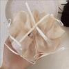 New Korean Simple Lace Mesh Hair Band for Women Sweet Bow Ribbon Rubber Band Headband Girls Daily Hair Accessories