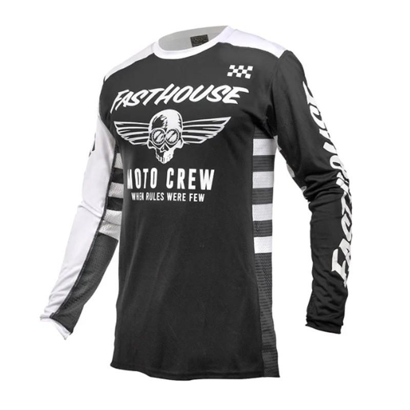 FASTHOUSE Motocross Reit-T-Shirt Herren Damen Schnelltrocknend Atmungsaktives Netz Radbekleidung Outdoor-Sportarten