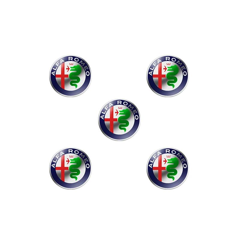 

For Alfa Romeo For 11mm 14mm Car Key Metal Emblem Sticker Accessories Alfa Romeo Giulia Stelvio Giulietta 156 159 147 Mito Tona 11mm