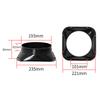 100-200mm ABS Flange Duct Fan Hose Connector Air Ventilation Adapter for Kitchen Hood Ventilator Pipe Connecting Exhaust Outlet