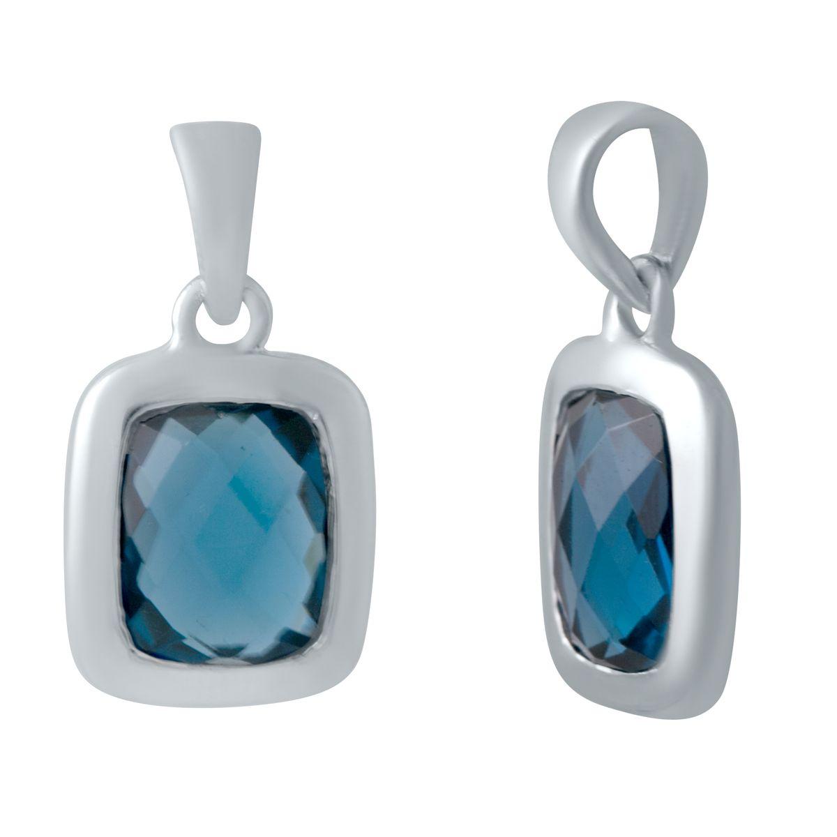 

Срібна підвіска з топазом Лондон Блю 2.41ct (2027393) синій