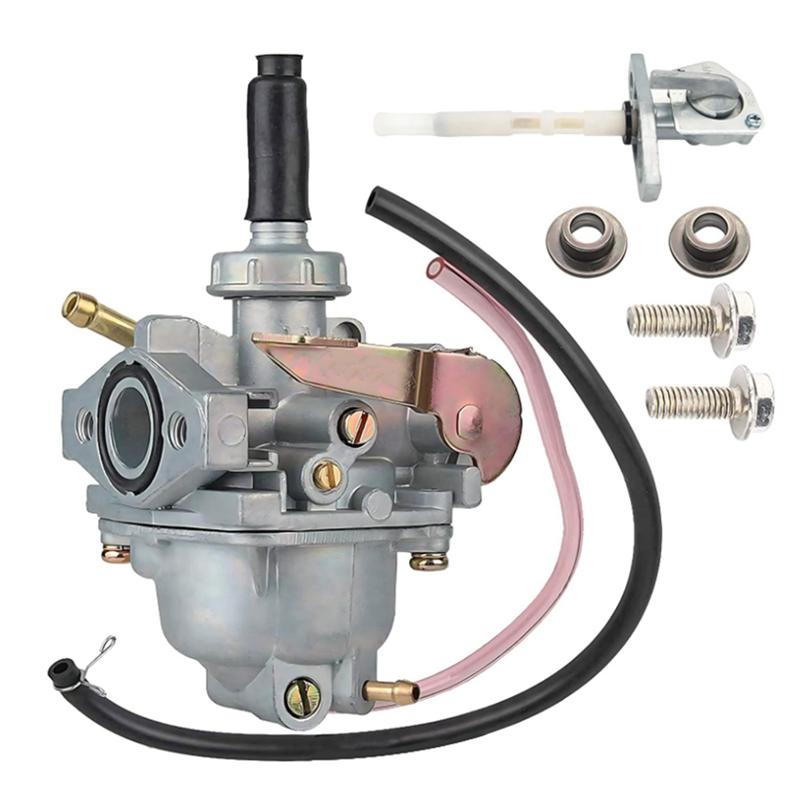 Carburetor Kit For Honda CRF50 CRF50F XR50 Z50 CRF 50 XR 50R Z50R, With 16950-GCF-671 Fuel Valve Petcock Photo Color