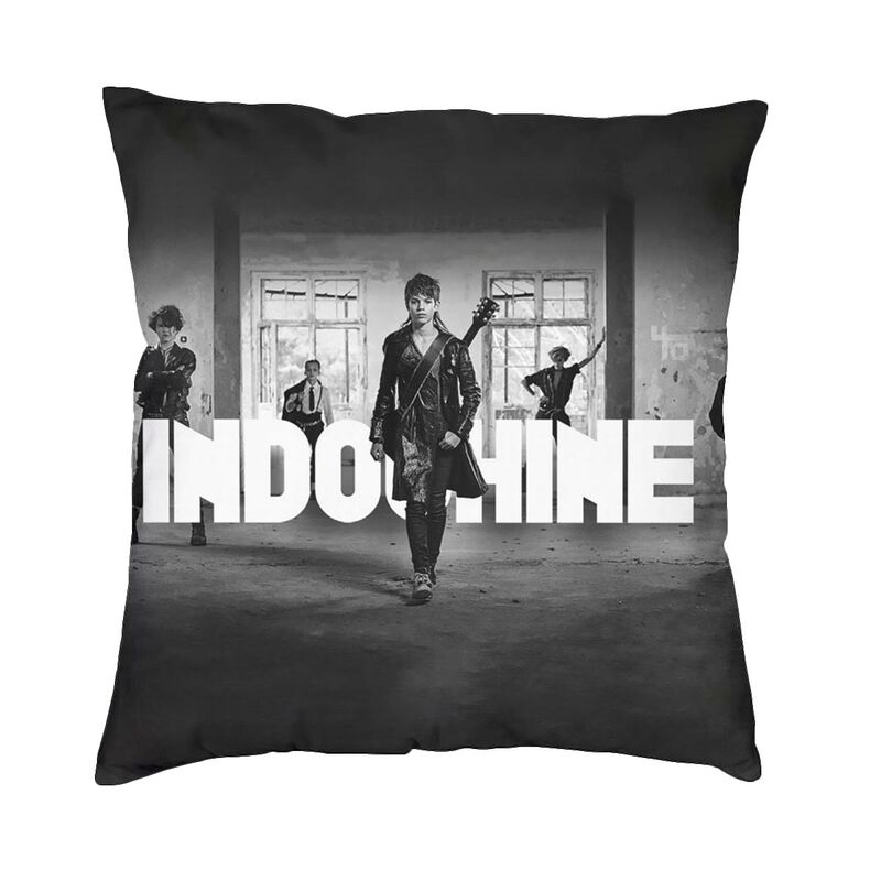 Nicolas Sirkis Indochina Pillow Case Sofa French Rock Band Singer Luxury Cushion Cover Car Pillowcase D Printing Cushions