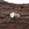 Rose Quartz Ring Jewelry, 925 Sterling Silver Ring, Handmade Adorable Gemstone Meditation Jewelry Ring For Memorial Day