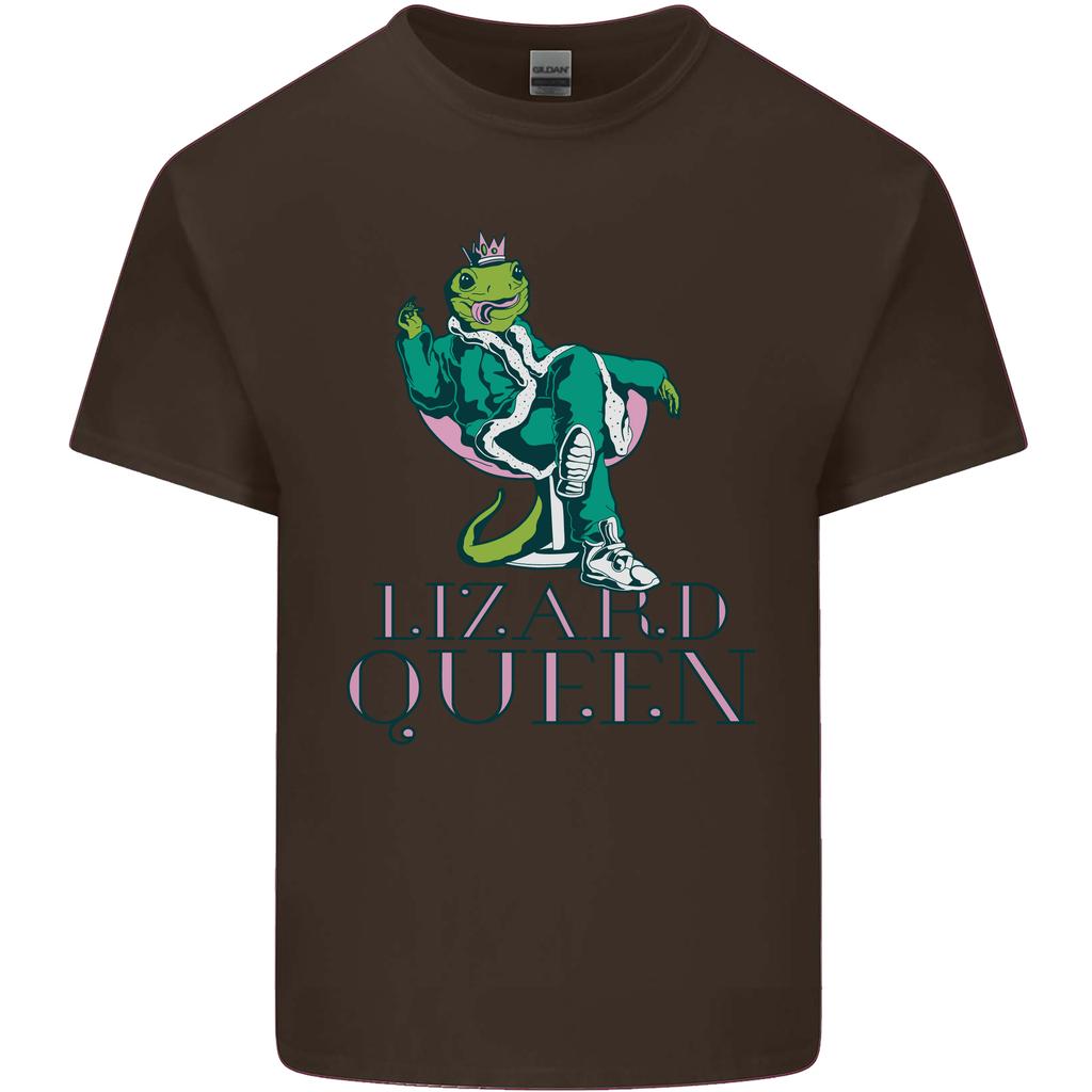 Lizard Queen Chameleon Bearded Dragon Unisexs Light Cotton TShirt
