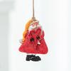 2pcs Hand-painted Christmas Tree Decoration Pendant Resin Christmas Figurine Pendant  Home