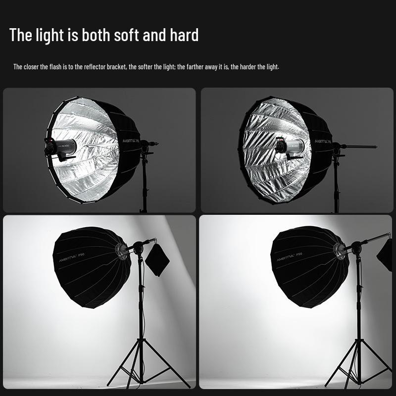 8AMBITFUL Zhijie Deep Parabolic Softbox with Bowens Mount & Magic Arm
