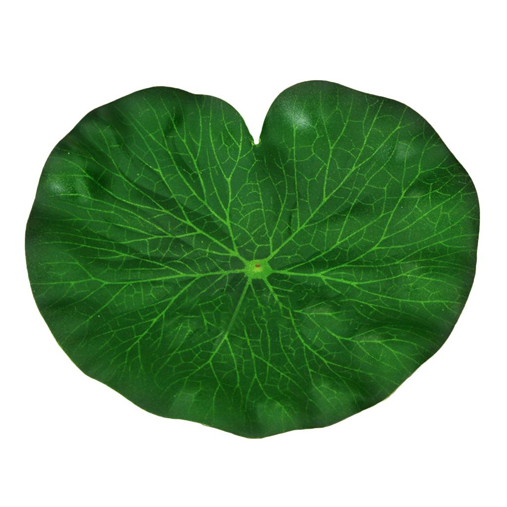 Artificial Lotus Leaves 4 Pack Waterproof Pond Plants 4 Sizes Simulation Leaf