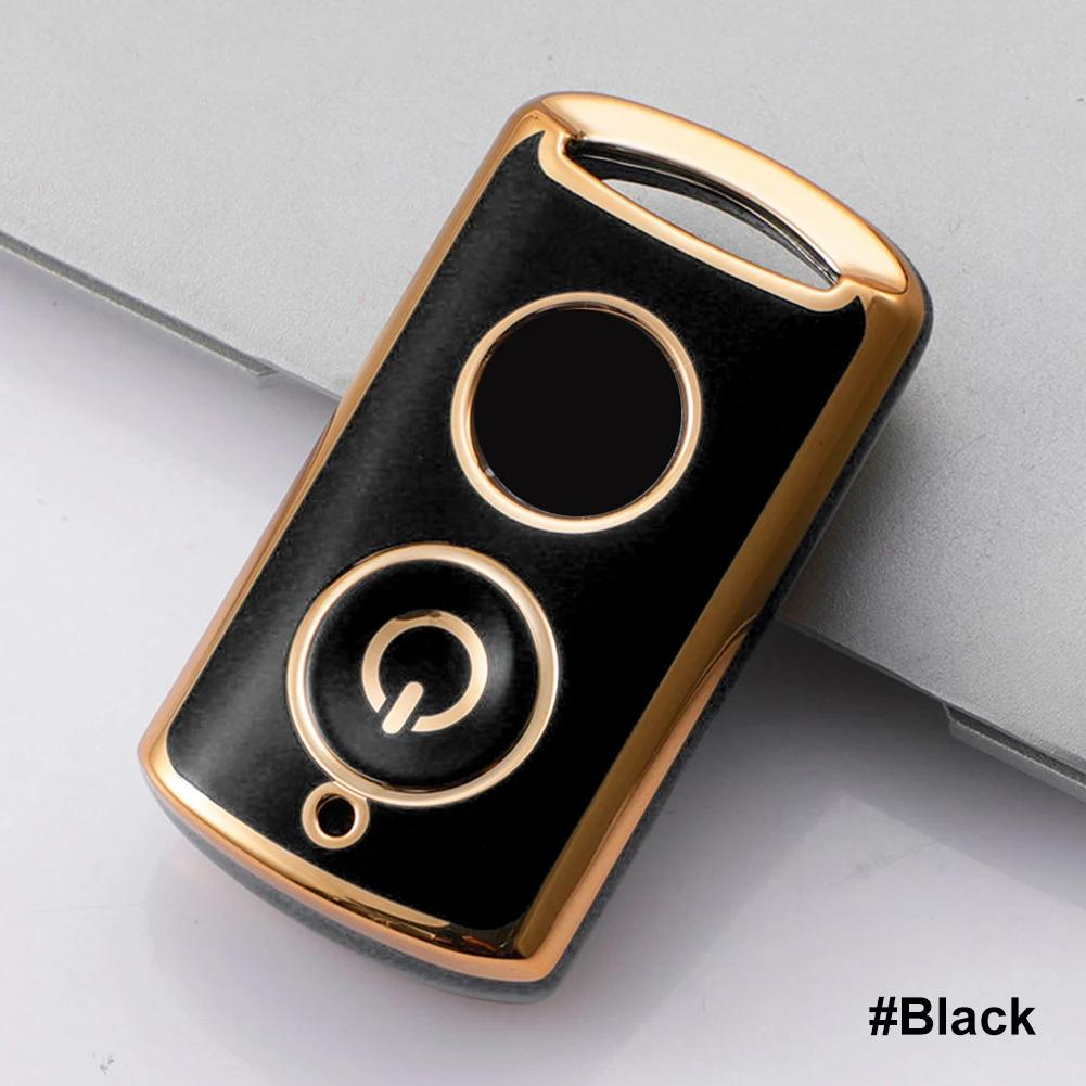 

Чехол для автомобильного пульта дистанционного управления TPU для Yamaha Nmax 2021/2025 NVX NVX155 XMAX XMAX300 QBIX AEROX JAUNS 2018 2019 автомобильные аксессуары чёрный