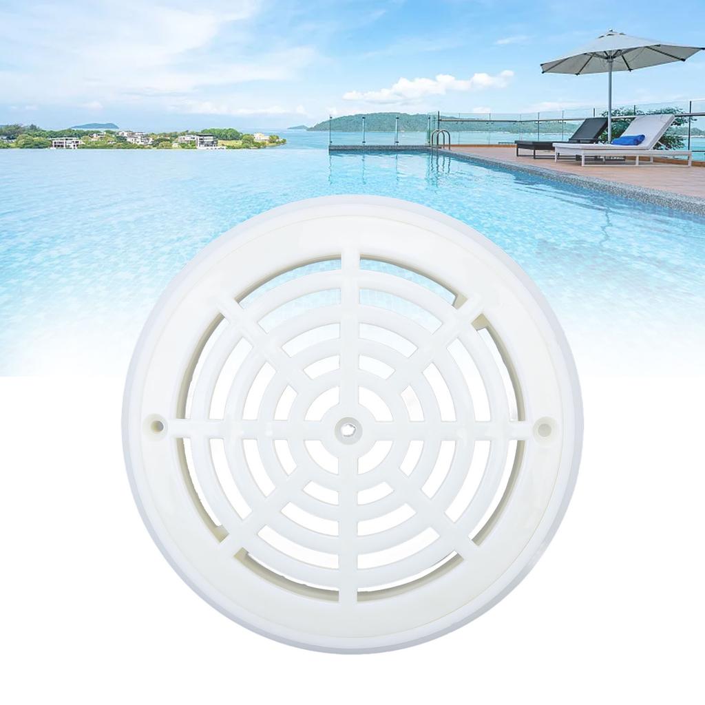 Pool Main Drain Cover, Premium Plastic Circular Design for Effective , with Ergonomic Drainage Fitting, for Inground Swimming Pools Replacement
