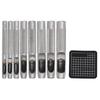 1-13mm Round Hole Punch Cutter Punch Tool Set Stainless Steel Hole Punch Set Practical Leather Punch Tool