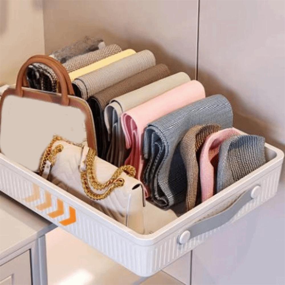 Large Capacity Kitchen Drawer Storage Rack Plastic Pull-out Cabinet Organizer Under Sink