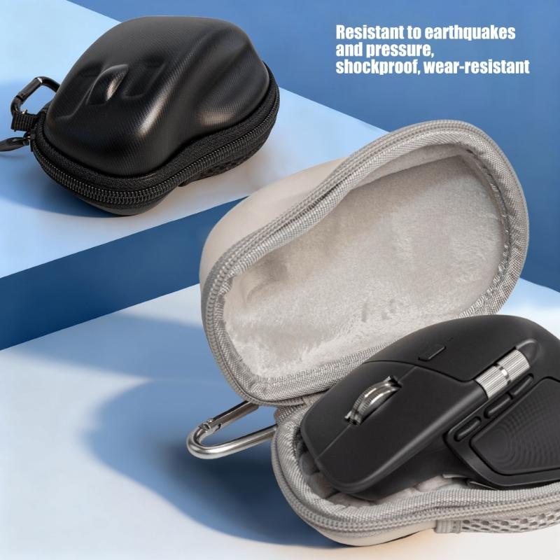 Étui rigide portable en EVA Sac de rangement pour souris pour 4 souris pour le voyage, le bureau, la maison, Étui seul