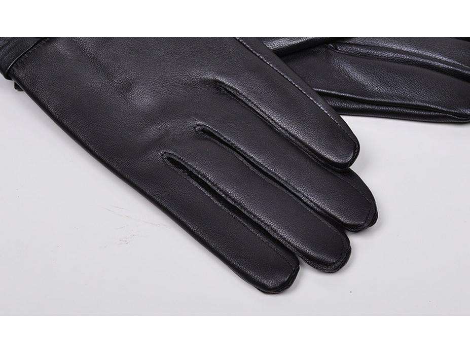Women's Genuine Leather Sheepskin Gloves - Warm Winter Fleece Lining, Perfect for Business Gifts