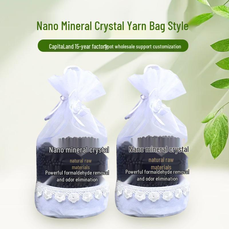 Nano Mineral Activated Carbon Bag for Car & Home - Eliminates Formaldehyde & Odors
