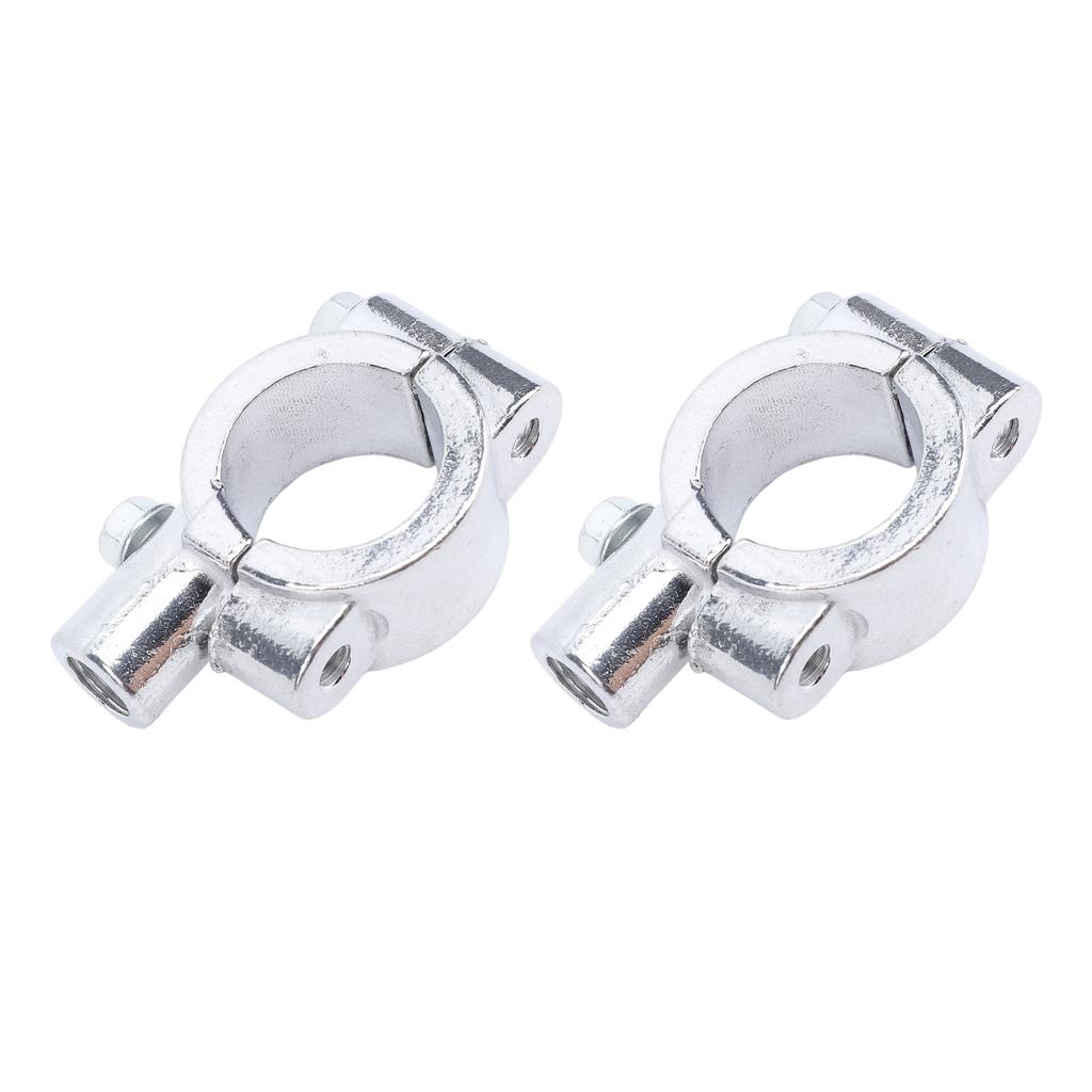 2PCS 25mm Motorcycle Handlebar Mirror Mount Holder Clamp Bracket Adapter Universal for Motorbike