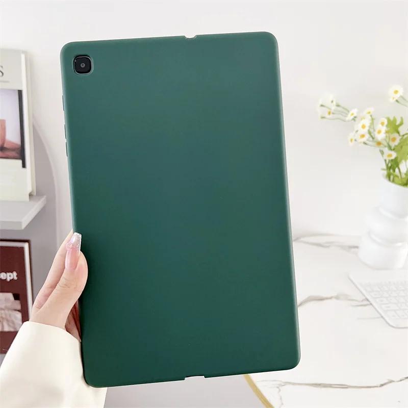 Skin Friendly Soft Tab Case for Samsung Tab A8 10.5 A7 S6 Lite 10.4 S7 S8 S9 11 X200 T220 T290 Cover for S7 FE S8 Plus 12.4 Case