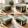 30x90cm Portable Cotton Linen Microwave Dust Cover Small Kitchen Accessory