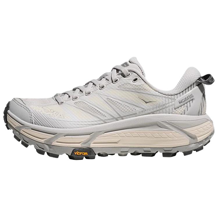 New HOKA ONE ONE Mafate Speed 2 Abrasion Resistant Low Top Casual Running Shoes Unisex Gray 1126851-CYLB