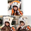 Plush Eared Beanie Hat With Moving Ears For Winter Warmth And Windproof Comfort