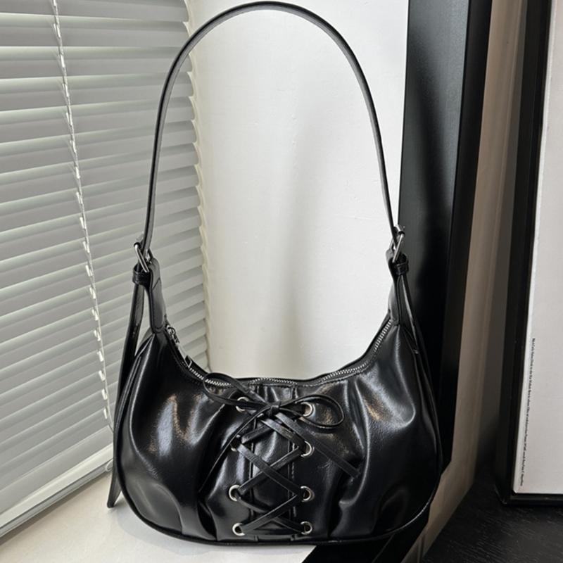 Shoulder Bag for Women Pu Leather Slings Bag Handbag Retro Clutch Purse with Zipper Closure for Evening Party Daily