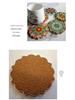 Keramische onderzetter met mandala-bloemmotief - Warmte-isolerende en antislip decoratieve mat voor koffie- en eettafels