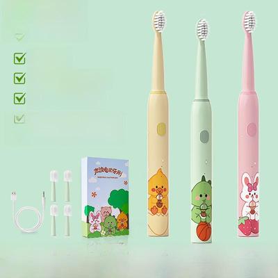 Rechargeable Children's Electric Toothbrush with DuPont Antibacterial Soft Bristles