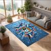 Tappeto in Velluto di Cristallo con Stampa del Coventry City Football, Comodo Assorbente d'Acqua Antiscivolo Tappeto per Pavimenti Interni