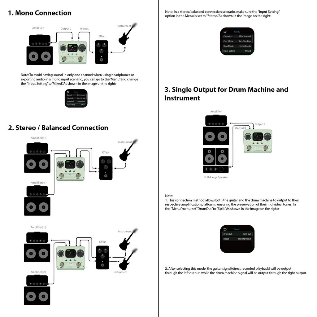 Generic Dual Pedal Controlled Drum Machine Looper Guitar Effect Pedal Stereo Recording 5 Hours 220 Rhythms Suitable for Electric Guitar Effect
