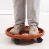 1Pc Circular Flower Pot Tray Thickened Mobile Universal Wheel Heavy Rolling Flower Pot Base for Indoor and Outdoor Balcony