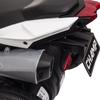 Electric Kids' Motorcycle, Lights & Sounds, 3 km/h, Rechargeable, Plastic & Metal, Black/Red