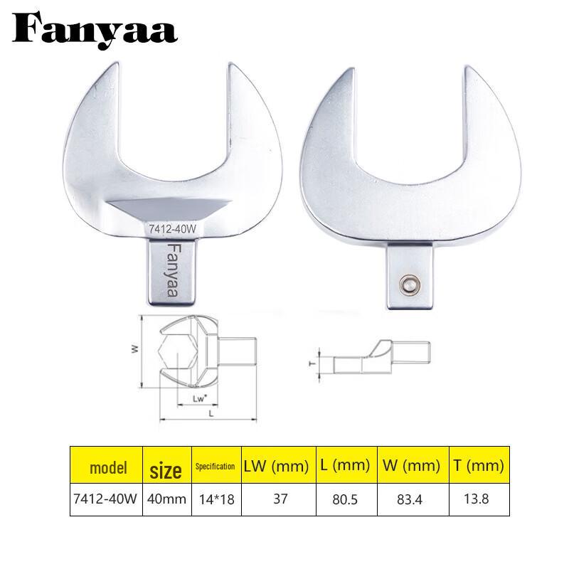 Clés dynamométriques Fanyaa Inserts à fourche