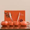 Persimmon Ruyi Tea Can Teapot Kung Fu Tea Set Advertising Gift Gift Box