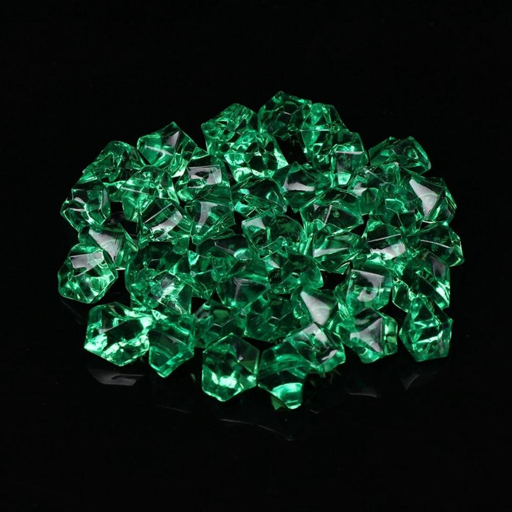 DIY Craft Crystal Ice Cubes Aquarium Landscape Vase Filler Pebbles Artificial Stones Cobblestones